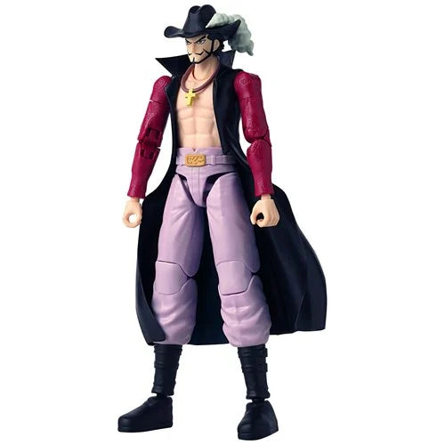 BANDAI NAMCO One Piece Anime Heroes Dracule Mihawk Action Figure